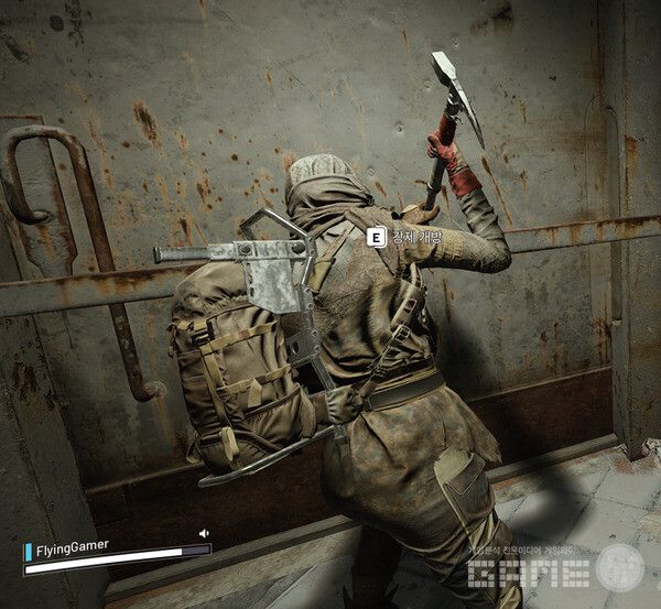 강제 개방을 해야하는 곳이 있다. 그래픽 퀄리티가 느껴진다. 아크레이더스 /게임와이 촬영