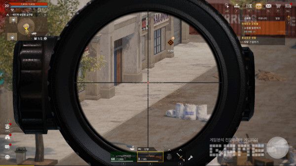 급수탑에서 이 정도로 확대가 된다. 다키스트 데이즈 /게임와이 촬영