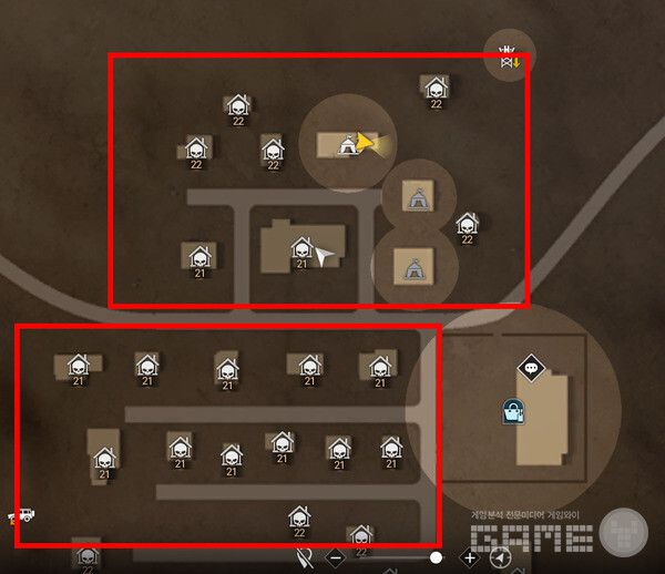 위쪽와 아래쪽을 구분하자면 위쪽에서 나왔다. 다키스트 데이즈 /게임와이 촬영