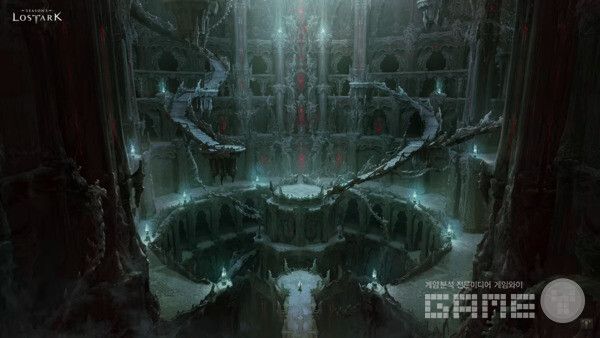 공개된 카제로스 레이드 파멸의 성채 및 알현실 일러스트 / 로스트아크 On Air 라이브 방송 갈무리