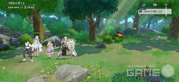 웹젠의 테르비스 /게임와이 촬영