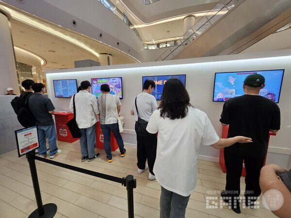 이전 강남때와 마찬가지로 간단히 플레이할 수 있는 미니게임이다 / 게임와이 촬영