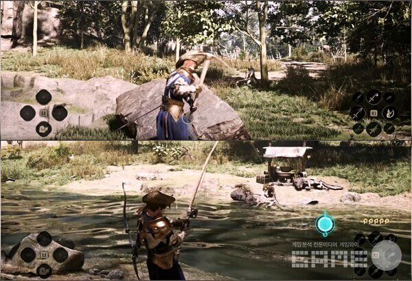 전투뿐 아니라, 채집과 낚시 등 생활 콘텐츠로도 캐릭터 육성 가능