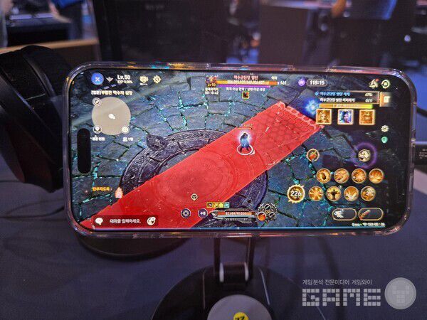 로스트아크 비전프리뷰 시연 현장 / 게임와이 촬영