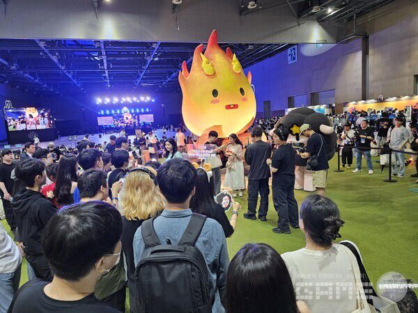 간단한 이벤트도 현장에서 진행됐다 / 게임와이 촬영