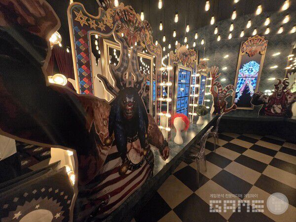 로스트아크 미디어아트 전시회 '빛의 여정' 현장 / 게임와이 촬영