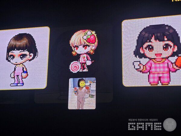 메이플스토리 월드 이미지 생성 AI R&D, 내 딸을 메이플 캐릭터로? NDC /게임와이 촬영