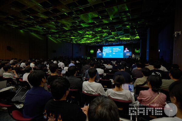 넥슨 개발자 콘퍼런스 (NDC) 강연 모습 / 넥슨