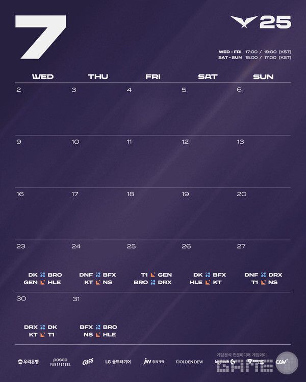 2012년 첫 발을 뗀 LCK는 토너먼트 방식으로 운영되던 기간도 있었으나 정규 시즌에 참가하는 팀들을 두 개의 그룹으로 나눈 적은 없었다.