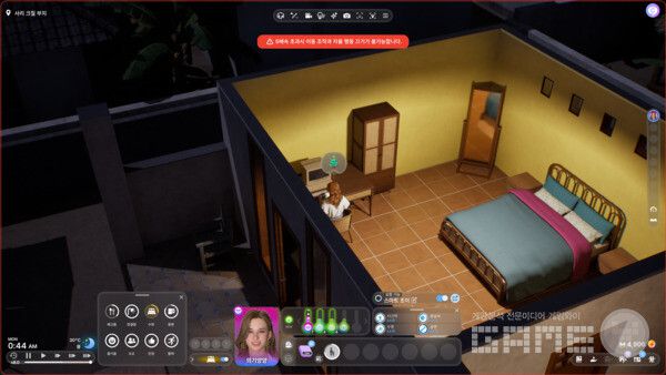 이제 자야지....아 컴퓨터가 386?? 인조이 /게임와이 촬영