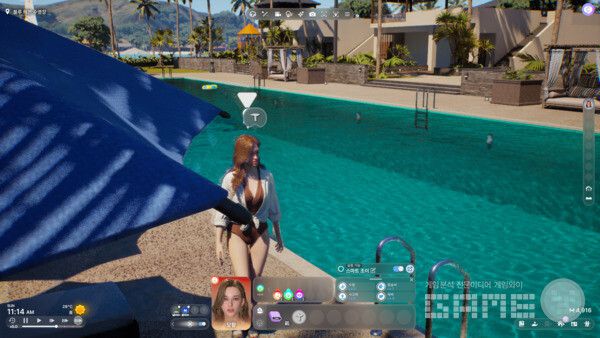 수영장은 바다와는 또 다른 매력이 있다. 인조이 /게임와이 촬영