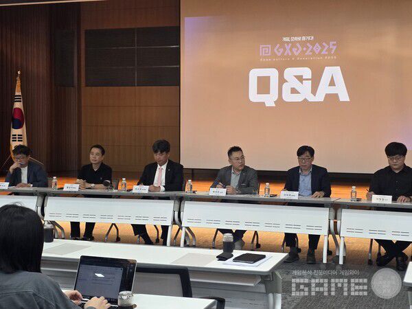 QA에서는 다양한 의견들이 나왔다 /게임와이 촬영