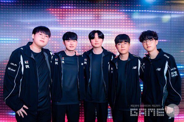 플레이오프 2라운드에서 젠지를 꺾은 kt 롤스터 /LCK