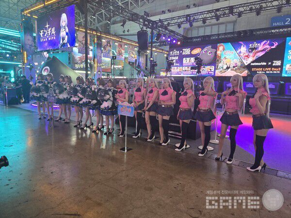 TGS 2025 넷마블 부스 현장 / 게임와이 촬영