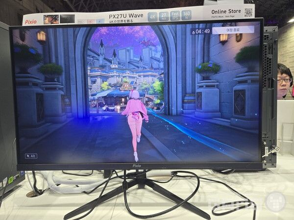 스마일게이트 부스 '미래시' 시연 현장 / 게임와이 촬영