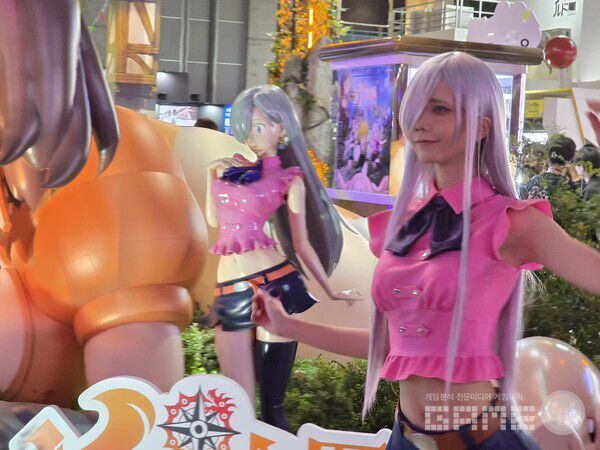 7개의 대죄 오리진 넷마블 부스 /게임와이 촬영