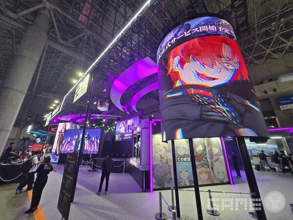 스마일게이트 부스 '미래시' 시연 현장 / 게임와이 촬영