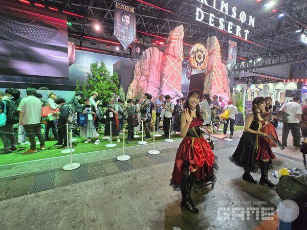 TGS 2025 검은사막 부스 현장 / 게임와이 촬영