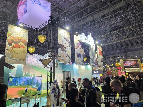 중국 게임사들도 대거 참여했다. /게임와이 촬영