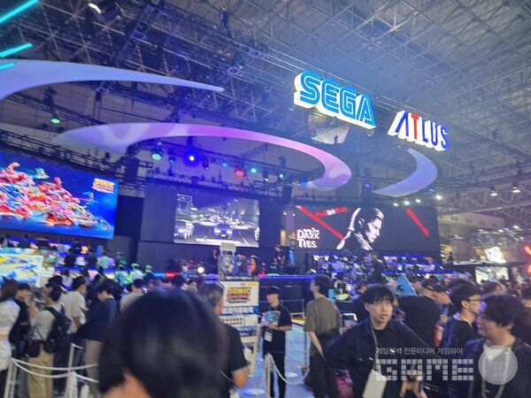 세가 아틀러스 부스 / 게임와이 촬영