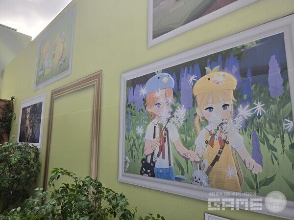 마비노기 모바일 모험가의 기록 전(展) 현장 / 게임와이 촬영