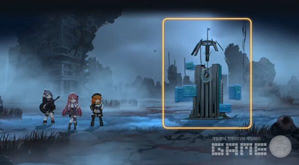 보급 구역은 외부로 데이터를 전송하는 중계 역할을 하며, 중계기 사용 후부터 세이브 데이터 저장과 장비 보급이 가능해진다.