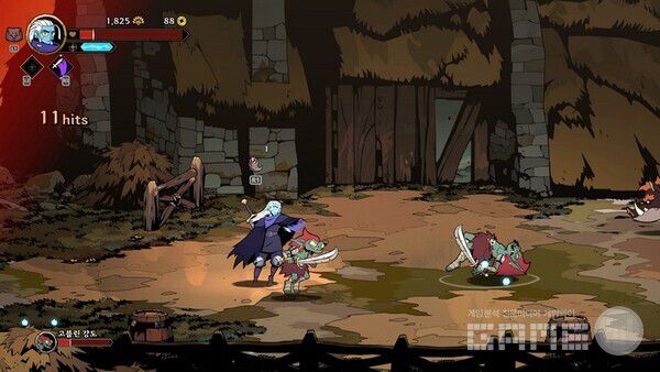 횡 스크롤 액션 게임 방식이다