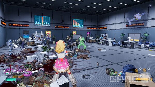 난장판을 만들었네