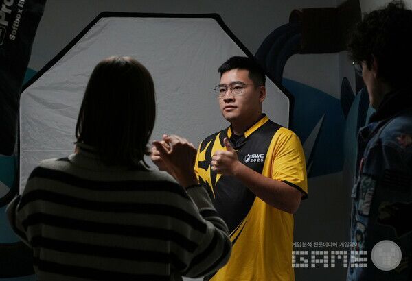‘SWC2025’ 월드 파이널 출전 선수 프로필 촬영 현장 3(KANGJING) /컴투스