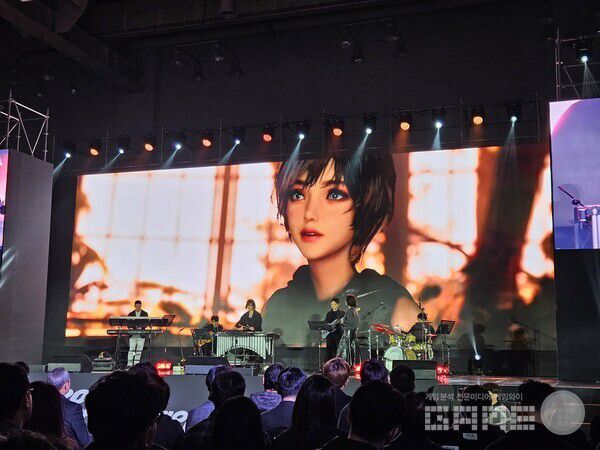 게임대상 시작에 앞서 스텔라 블레이드의 OST가 3곡 연주됐다 / 게임와이 촬영