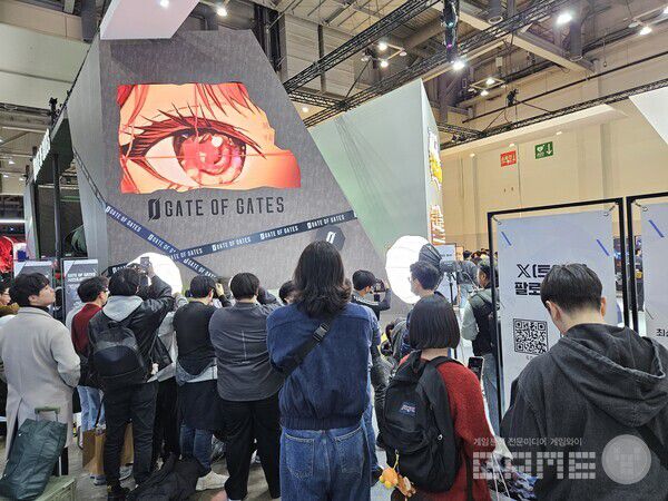 시연과 함께 포토부스도 마련되어 있었다 / 게임와이 촬영