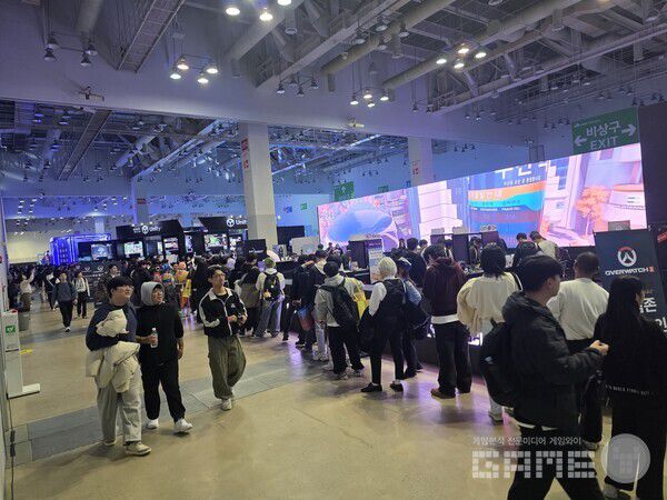 지스타 2025 블리자드 부스 /게임와이 촬영