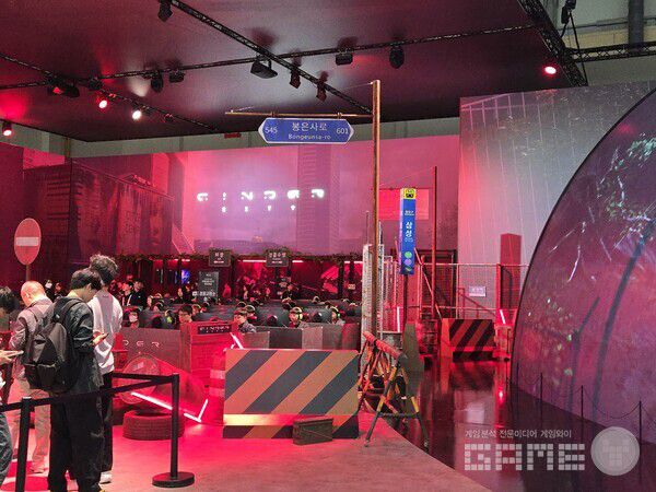 지스타 2025 엔씨 부스 현장 / 게임와이 촬영