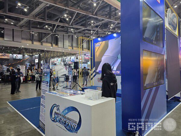 지스타 2025 반다이남코 건담이터널 부스 /게임와이 촬영