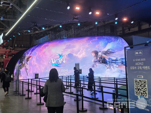 지스타에서도 큰 관심을 받은 아이온2 /게임와이 촬영