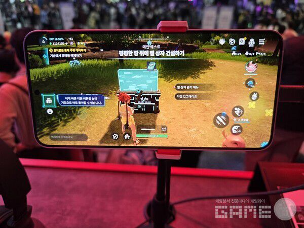 크래프톤 부스 팰월드 모바일 / 게임와이 촬영