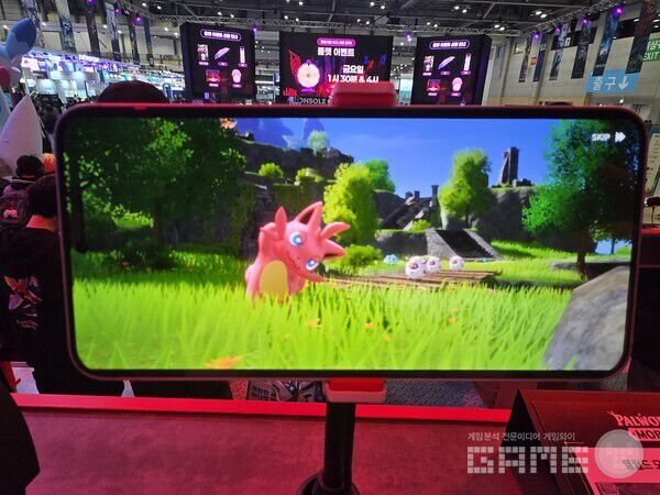 크래프톤 부스 팰월드 모바일 / 게임와이 촬영