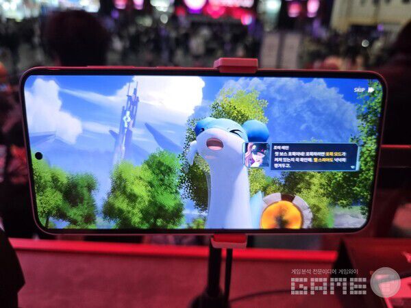 크래프톤 부스 팰월드 모바일 / 게임와이 촬영