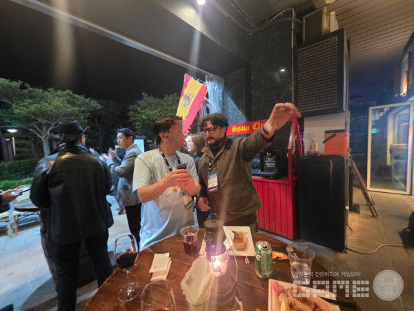 13일 저녁에는 스페인 정부 공식 인증을 받은 스페인클럽 해운대점에서 스페인 개발사들과의 네트워킹 행사가 진행됐다. /게임와이 촬영