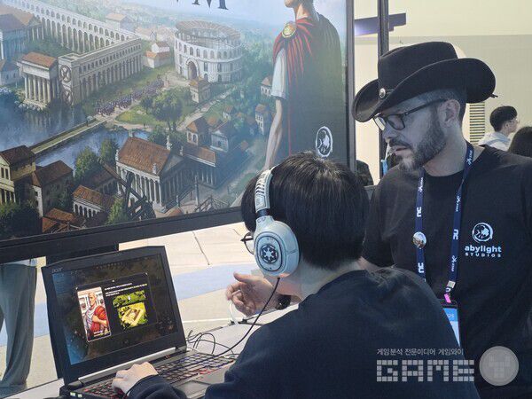 어비라이트 바르셀로나 시타델럼 부스 /게임와이 촬