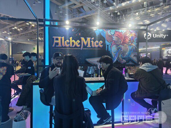 레드 마운틴 게임즈 알케 마이스 부스 /게임와이 촬영