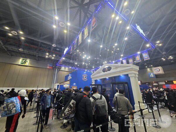 페이트 그랜드 오더 부스. AGF 2025 넷마블 부스 /게임와이 촬영