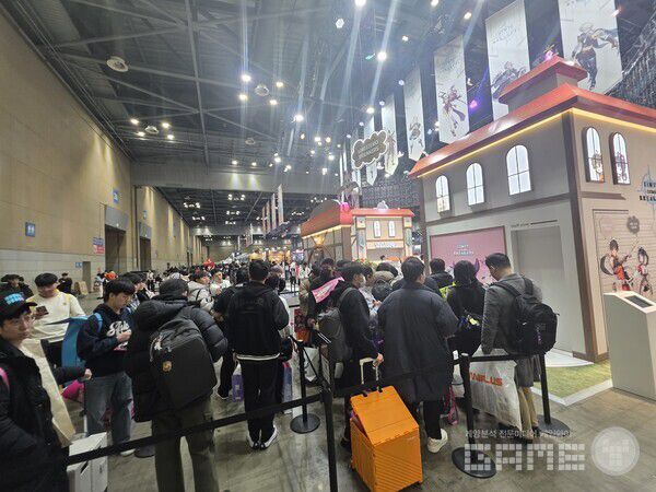 AGF 2025 엔씨 브레이커스 부스 /게임와이 촬영