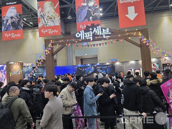 AGF 2025 스마일게이트 부스 /게임와이 촬영