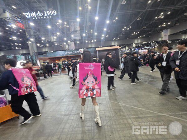 AGF 2025 엔씨 브레이커스 부스 /게임와이 촬영