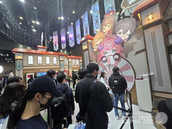 AGF 2025 엔씨 브레이커스 부스 /게임와이 촬영