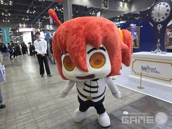 어흥, 놀래라~. AGF 2025 넷마블 부스 /게임와이 촬영