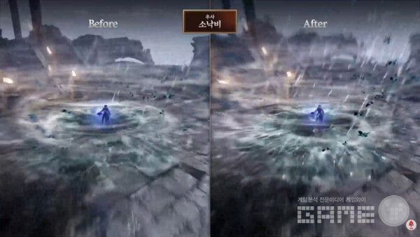 검은사막 모바일 칼페온 연회 현장 / 게임와이 촬영