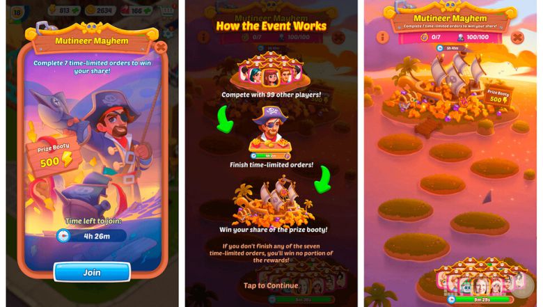 'Mutineer Mayhem'의 용암 퀘스트 / 앱 매직