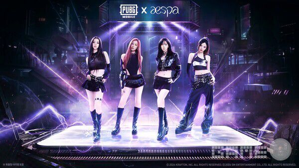 배틀그라운드 모바일, 글로벌 아티스트 ‘aespa’와 컬래버레이션 진행